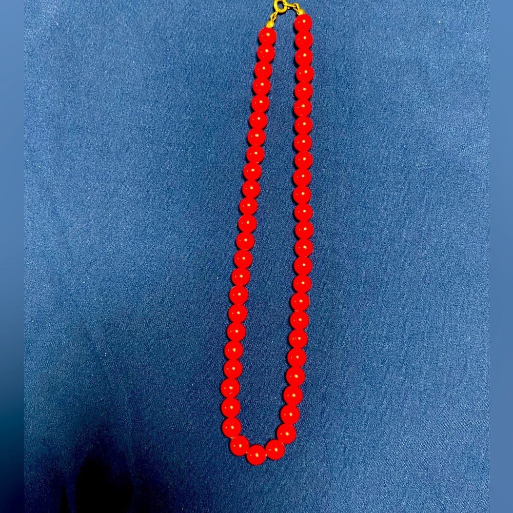 RED BEAD NECKLACE